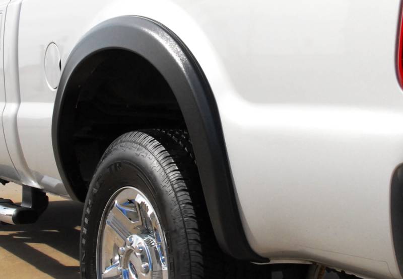 Ford F350 Prestige Rear Pair SX Street Style Textured Fender Flare Set