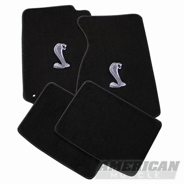 Ford Mustang Lloyd Mats Black Cobra Floor Mats 93009