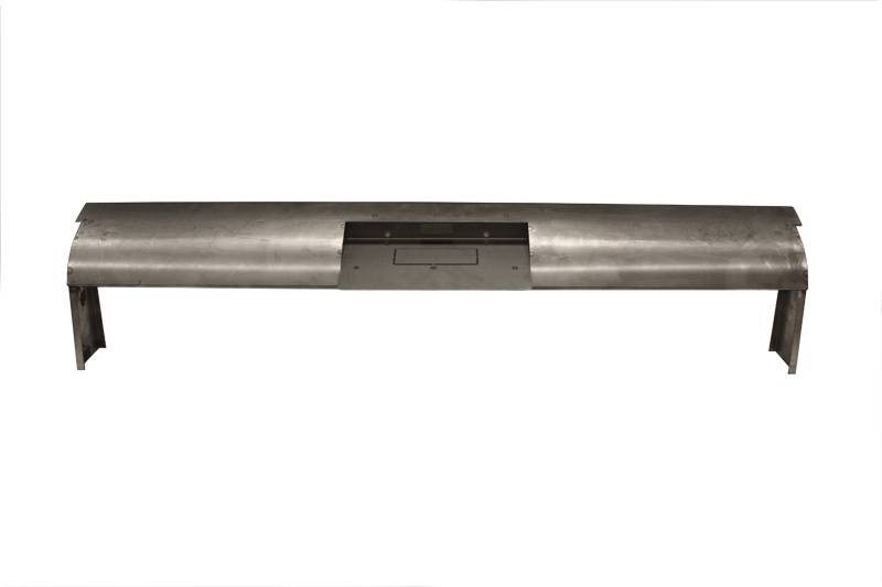 ClassicParts4u Steel Rear Bumper Roll Pan With License Plate Box For Nissan Frontier 2005-2020