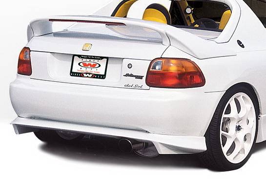 Honda Del Sol Wings West Racing Series Complete Body Kit 4pc 0574