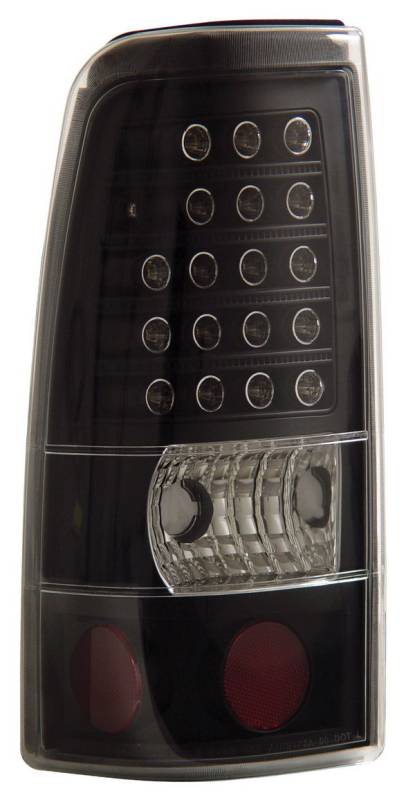 Anzo - Chevrolet Silverado Anzo LED Taillights - Black - 311012