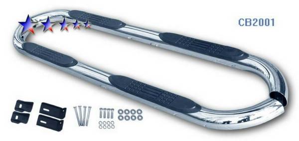 APS - Chevrolet Silverado APS Side Step Nerf Bars - CB2001