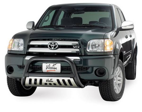 Black Grille Guard For 00 02 Toyota Tundra Warn Industries
