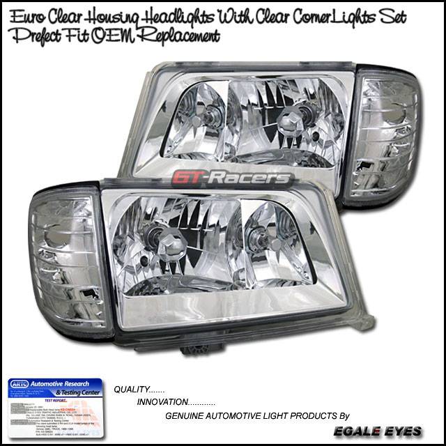 Chrome Clear Headlights