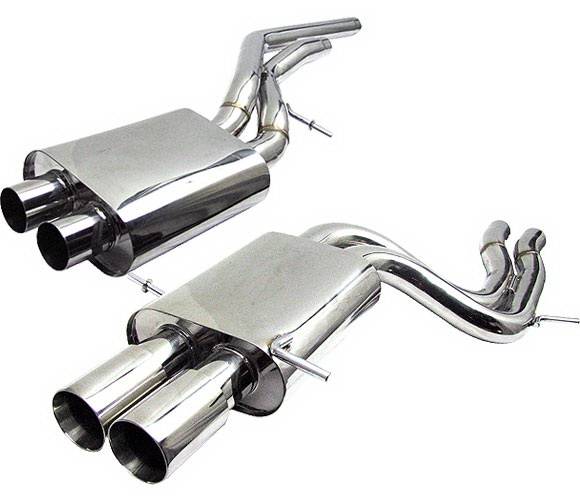 Audi S4 4 Car Option Cat-Back Exhaust System with Stainless Steel Tip