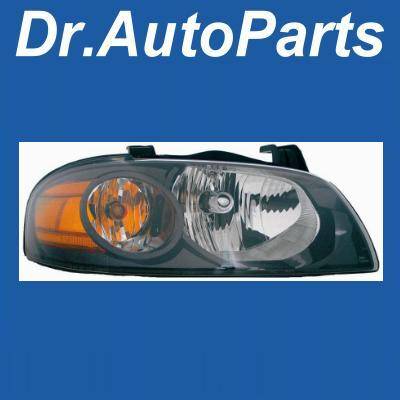 Black Housing Clear Lens Headlights For 1996-1998 Honda Civic - Amber Reflector