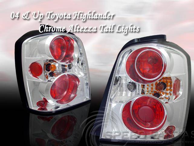 thumbnail image 2 of EAGLE EYES Altezza Tail Lights For 2002-2007 Jeep Liberty – Chrome Housing, Clear Lens – DOT/SAE 2 of 2