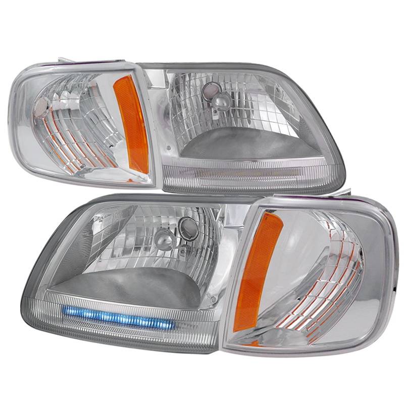 Ford F150 SpecD Headlights & Corner Lights 2LCLHF15097RS