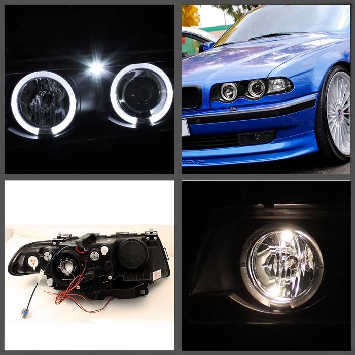 BMW 7 Series Spyder Projector Headlights Xenon HID Model Only LED