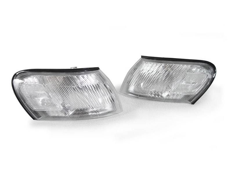 DEPO Pair of Clear Front Corner Lights For 1993-1997 Toyota Corolla