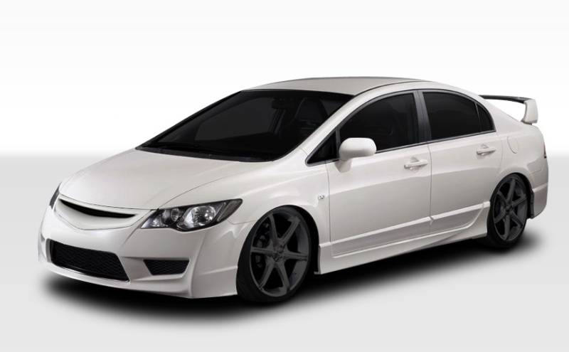 '07 Honda Civic Type R 10台セット Honda Civic 4DR Duraflex JDM Type R Conversion Kit - 10 Piece - 107960
