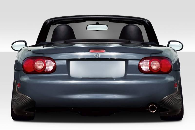 Mazda Miata M1 Speed Carbon Fiber Rear Bumper Mud Flaps Body Kit