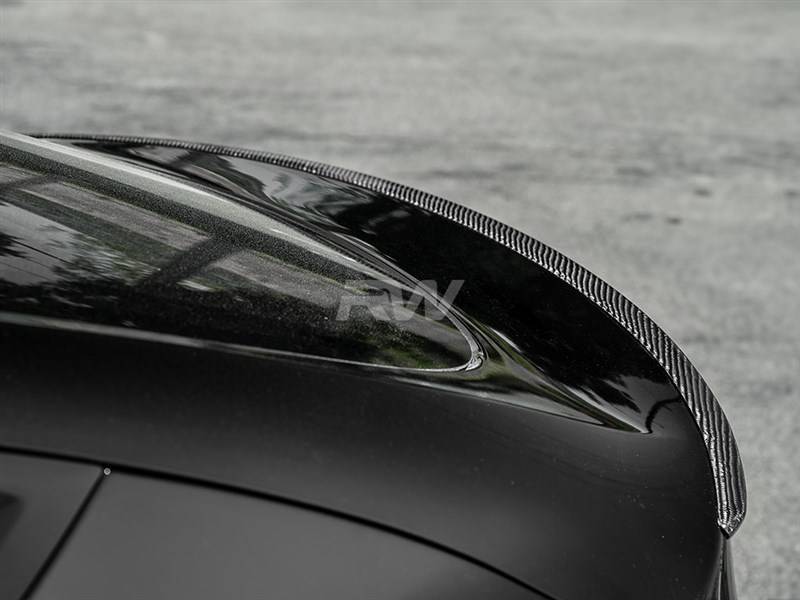 RW Carbon - Tesla Model Y Carbon Fiber OE Style Trunk Spoiler tesla014