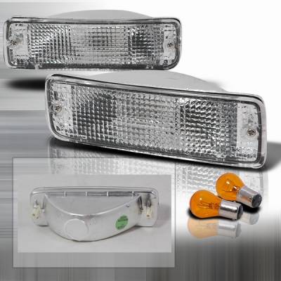 Custom Disco - Toyota Pickup Custom Disco Clear Bumper Lights - LB-PIK89-KS