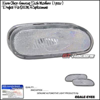 Custom - Clear Side Marker Bumper Lights