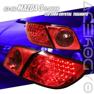 Custom - Euro Red LED Tail lights