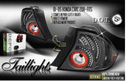 Custom - Black Altezza LED Tail Lights