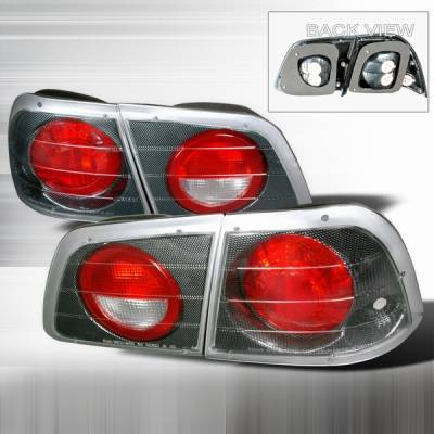 Custom Disco - Nissan Maxima Custom Disco Carbon Fiber Taillights - LT-MAX97CF-YD