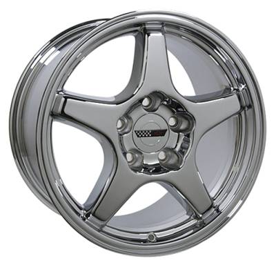 Custom - ZR Style Wheel Chrome - GM 17 Inch 4 Wheel Package