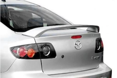 DAR Spoilers - Mazda 3 Sedan DAR Spoilers OEM Look 3 Post Wing w/o Light FG-160