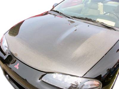 Carbon Creations - Mitsubishi Eclipse Carbon Creations OEM Hood - 1 Piece - 101579