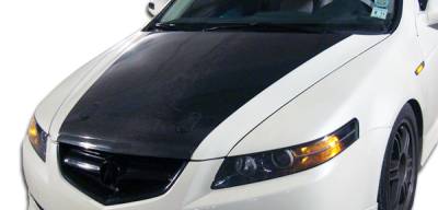 Carbon Creations - Acura TL Carbon Creations OEM Hood - 1 Piece - 104741