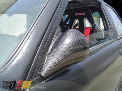 DTM Fiberwerkz - BMW 3 Series DTM Fiberwerkz DTM Style Non-Vented Mirrors - E30 DTM Style