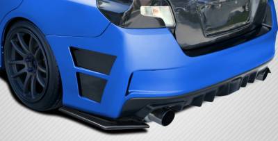 Carbon Creations - Subaru WRX Carbon Creations NBR Concept Rear Splitters - 2 Piece - 109934