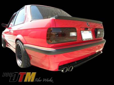 DTM Fiberwerkz - BMW 3 Series DTM Fiberwerkz E36 M3 Style Rear Bumper - E30 E36 M3