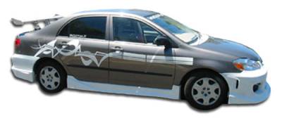 Duraflex - Toyota Corolla Duraflex Drifter Side Skirts Rocker Panels - 2 Piece - 100538
