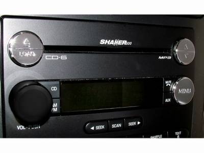 Action Artistry - Ford Mustang Action Artistry Chrome Radio Button Covers - 3 Piece - 15511