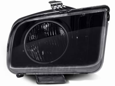 AM Custom - Ford Mustang Smoked Headlight with CCFL Halo - 49061