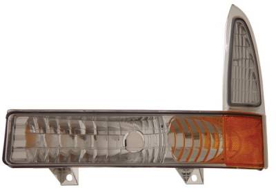 Anzo - Ford Superduty Anzo Euro Parking Lights - with Amber Reflector - 511039