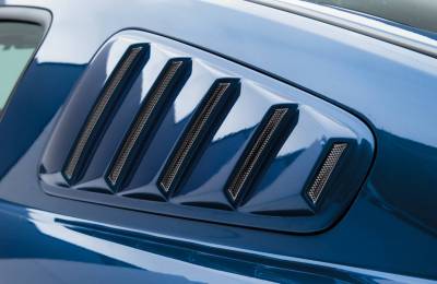 3dCarbon - Ford Mustang 3dCarbon Window Louvers - Pair - 691014