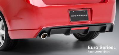 3dCarbon - Ford Focus 3dCarbon Rear Lower Skirt - 691593