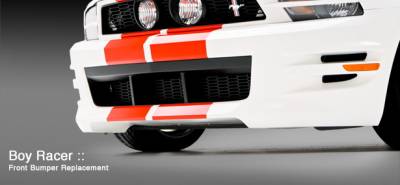 3dCarbon - Ford Mustang 3dCarbon Boy Racer Front Bumper Replacement - 691609