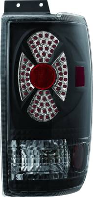 APC - Ford Expedition APC Diamond Cut Taillights with Black Housing - 407511TLB
