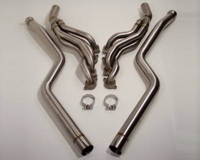 Agency Power - Mercedes-Benz C Class Agency Power Catless Headers & Section 1 Mid-Pipes - AP-C63-175