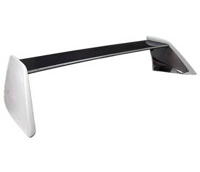 4 Car Option - Mitsubishi Evolution 8 4 Car Option Carbon Fiber Trunk Spoiler with Side Leg - ASC-EVO-1