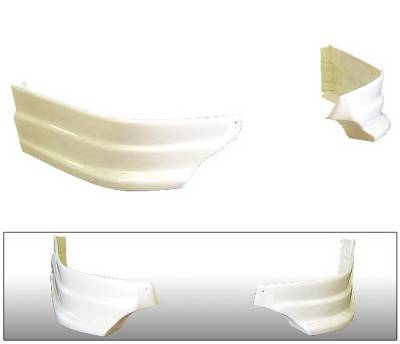 4 Car Option - Acura RSX 4 Car Option ABS Rear Bumper Lip - 2PC - BLR-ARX02-2