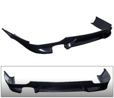 4 Car Option - BMW 5 Series 4 Car Option Polyurethane Rear Bumper Lip - BLR-BE60M-PU