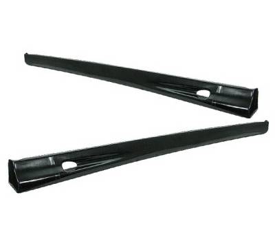 4 Car Option - Nissan Versa 4 Car Option Polyurethane Side Skirts - BLS-NVERSA-PU