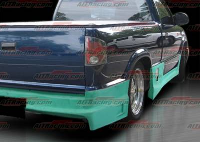 AIT Racing - Chevrolet S10 AIT Racing Drift Style Side Skirts - CS1094HIDFSSS