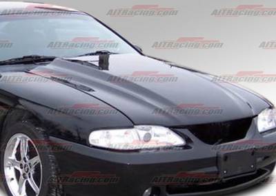 AIT Racing - Ford Mustang AIT Racing Type-4 Style Hood - FM94BMT4FH