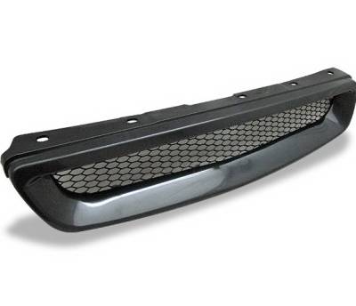 4CarOption - Honda Civic 4CarOption Front Hood Grille - GR-CV9698TR-BK