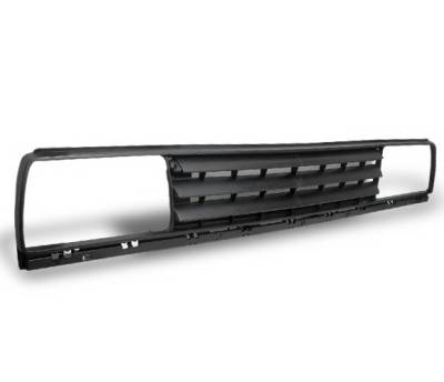 4CarOption - Volkswagen Jetta 4CarOption Front Hood Grille - GR-JTA28892-BK