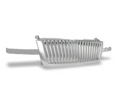 4CarOption - Chevrolet Silverado 4CarOption Front Hood Grille - GRZV-SLV0305-CM