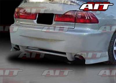 AIT Racing - Honda Accord 4DR AIT SIN Style Rear Bumper - HA98HISINRB4