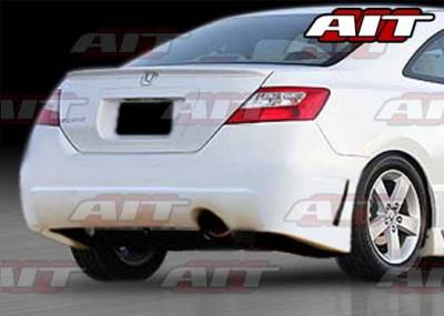 AIT Racing - Honda Civic 2DR AIT Zen Style Rear Bumper - HC06HIZENRB2