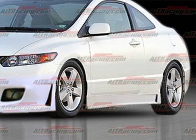 AIT Racing - Honda Civic 2DR AIT Racing Zen Style Side Skirts - HC06HIZENSS2